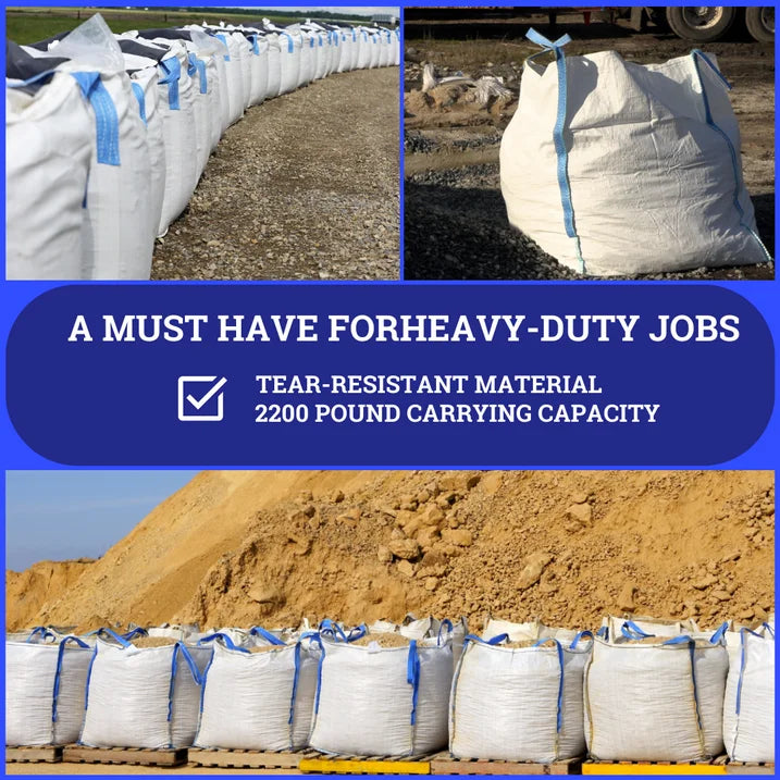 Heavy Duty Builder's Bag - DUFFLE TOP (50 Bag Packs) WastePack