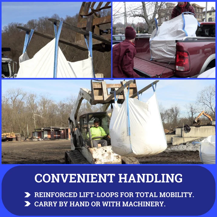 Heavy Duty Builder's Bag - DUFFLE TOP (50 Bag Packs) WastePack