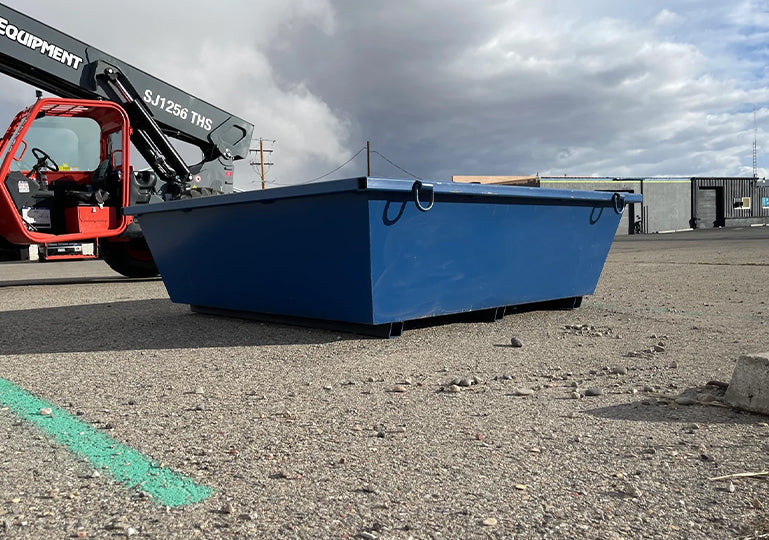 Steel Concrete Washout Pan | 84"x84"x23" - 3CY 614 Gallon - FREIGHT QUOTE REQUIRED SCI Specialty Containers