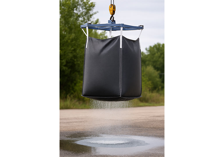 Dewatering Bag - Duffel Top/Spout Bottom - 35” x 35” x 40” (H) WastePack