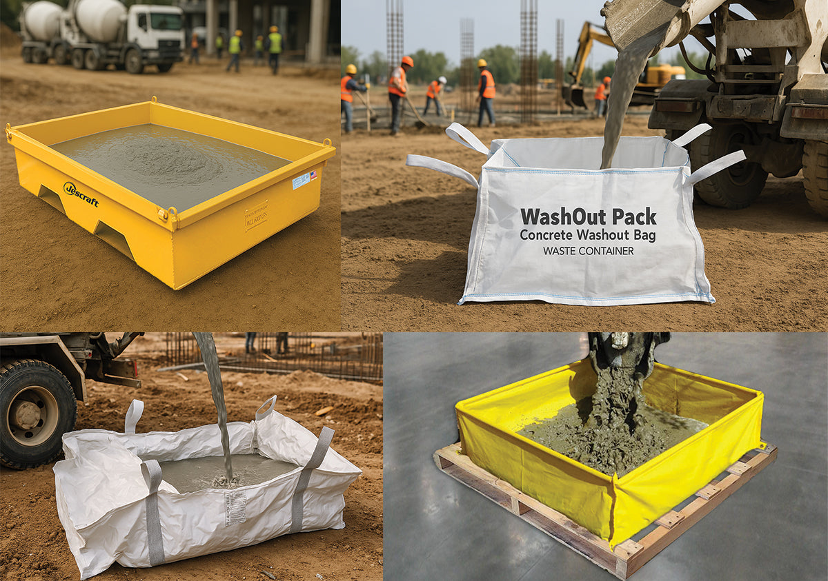 Concrete WashOut Berms