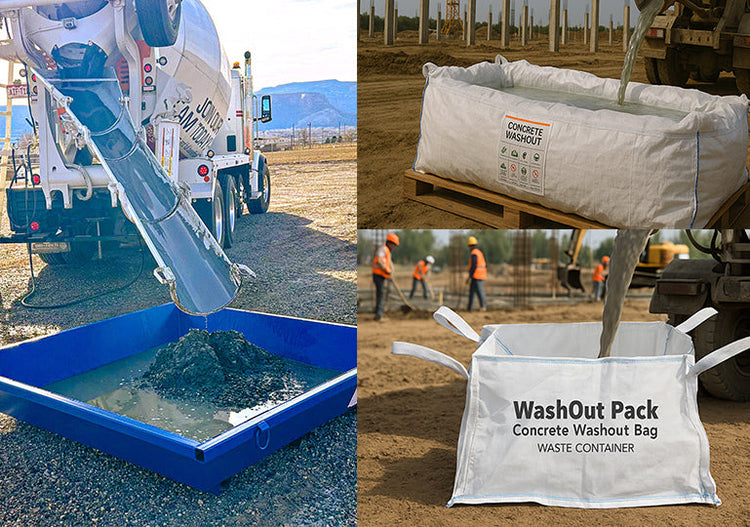 Concrete WashOut Berms