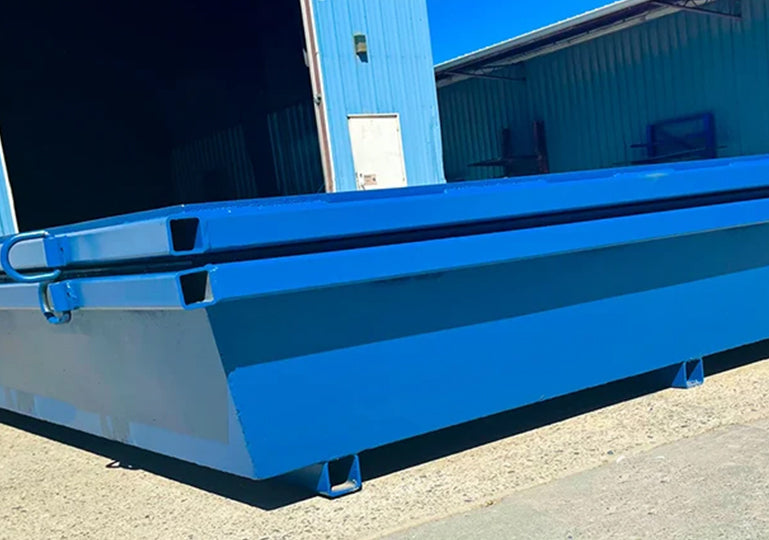 ECONO Steel Concrete Washout Pan | 86"x86"x20" - 2 Cubic Yard - 444 Gallon Capacity SCI Specialty Containers