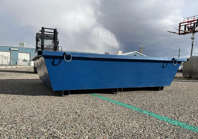 Steel Concrete Washout Pan | 86"x86"x17" - 2CY 444 Gallon - FREIGHT QUOTE REQUIRED SCI Specialty Containers