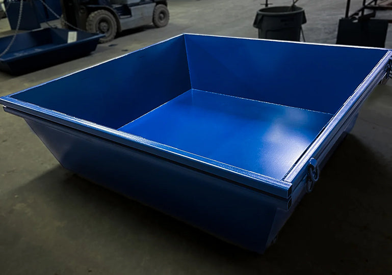 Steel Concrete Washout Pan | 84"x84"x23" - 3CY 614 Gallon - FREIGHT QUOTE REQUIRED SCI Specialty Containers