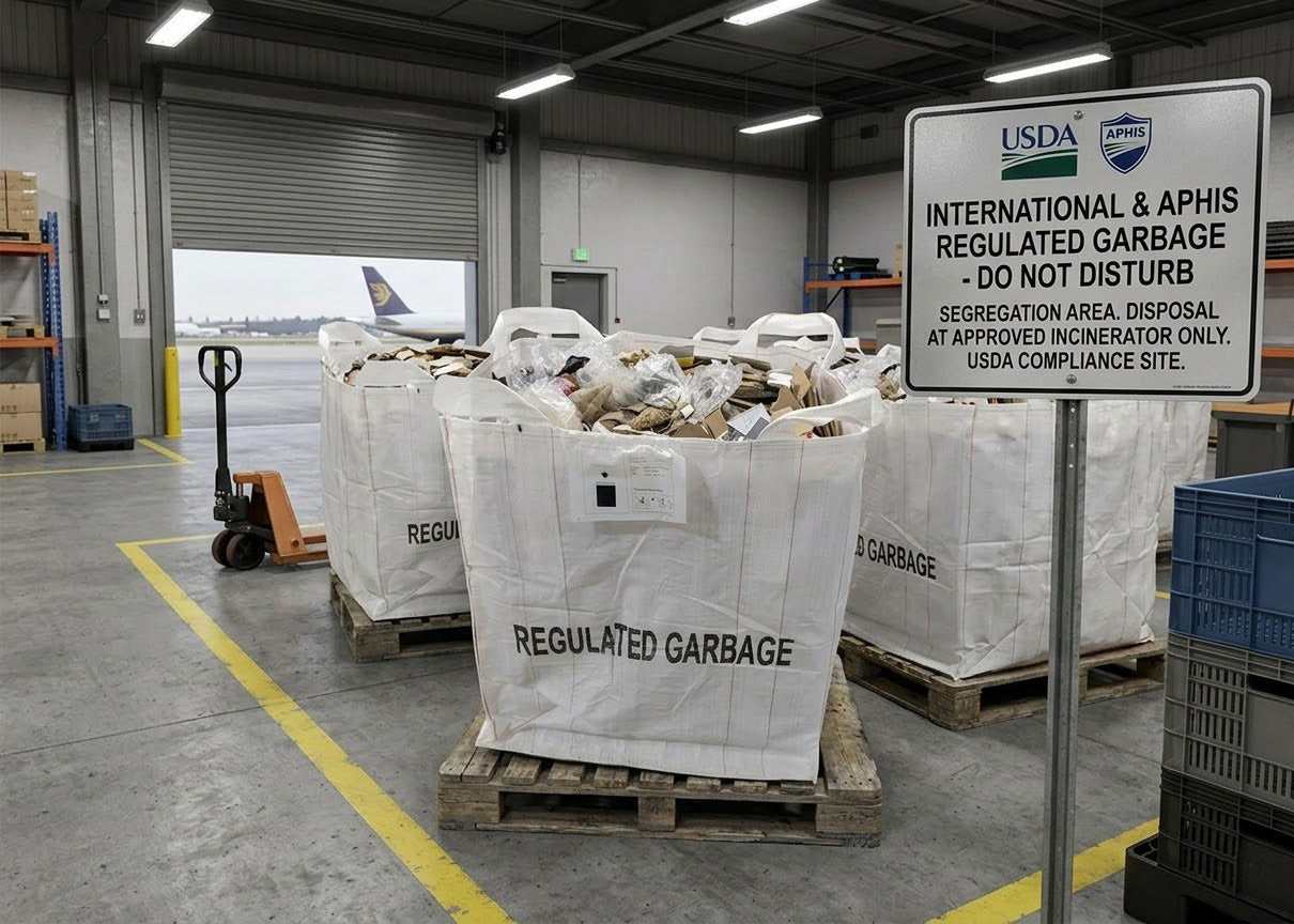 APHIS Regulated Garbage Bags – 1 Cubic Yard Waste Bags (USDA Compliant) - MIN 20 WastePacks