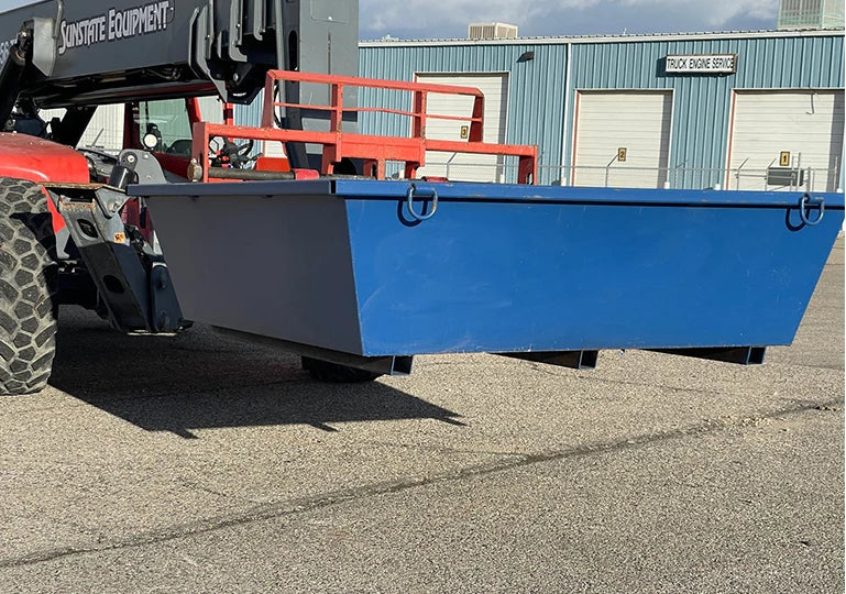 Econo Steel Concrete Washout Pan | 88"x88"x23" - 3 Cubic Yard - 614 Gallon SCI Specialty Containers