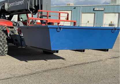 Econo Steel Concrete Washout Pan | 88"x88"x23" - 3 Cubic Yard - 614 Gallon SCI Specialty Containers