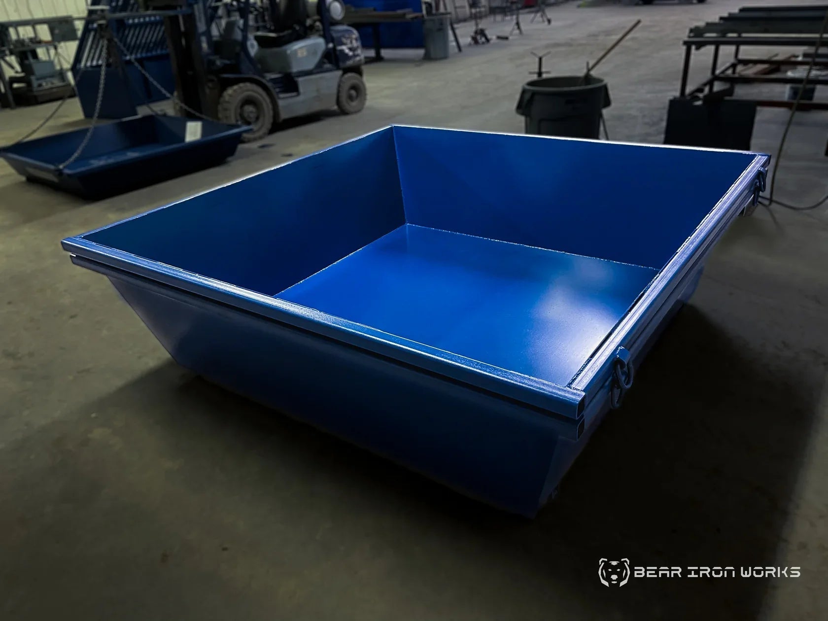 Steel Concrete Washout Pan | 84"x84"x23" - 3CY 614 Gallon - FREIGHT QUOTE REQUIRED SCI Specialty Containers