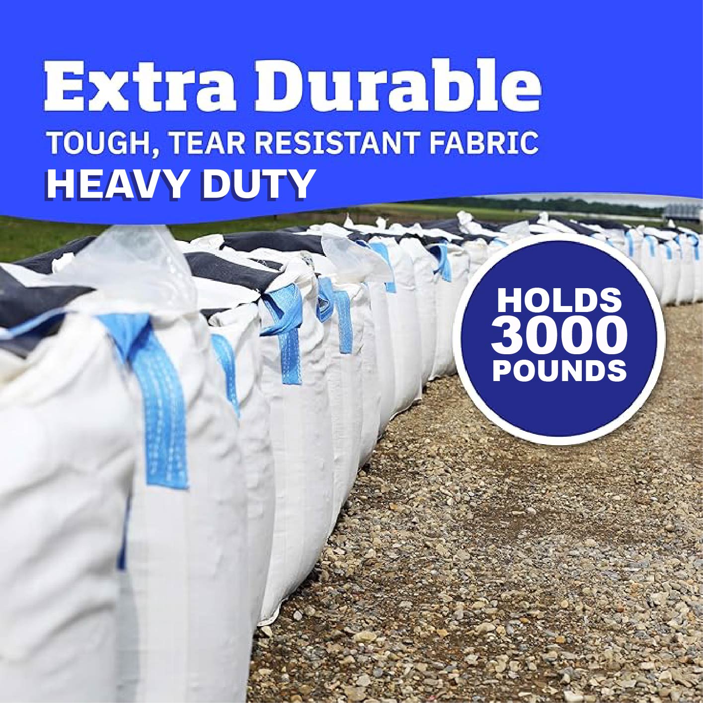 DEMO Debris Bag - DUFFLE TOP (25 Bag Packs) 3000lb Capacity WastePack