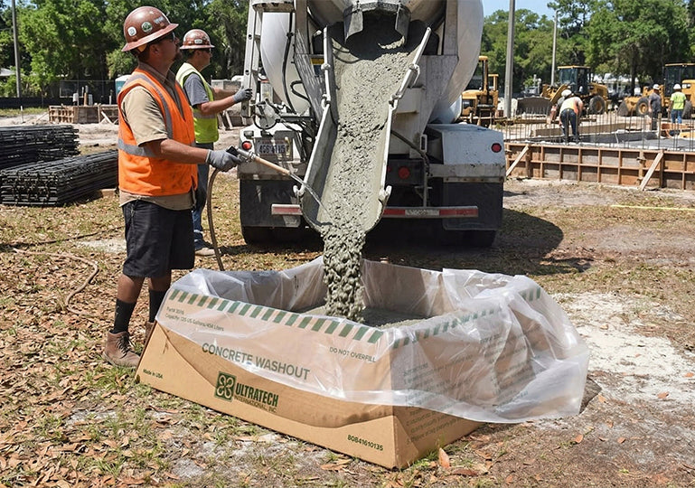 Concrete Washout Berms - Economy Model WastePacks