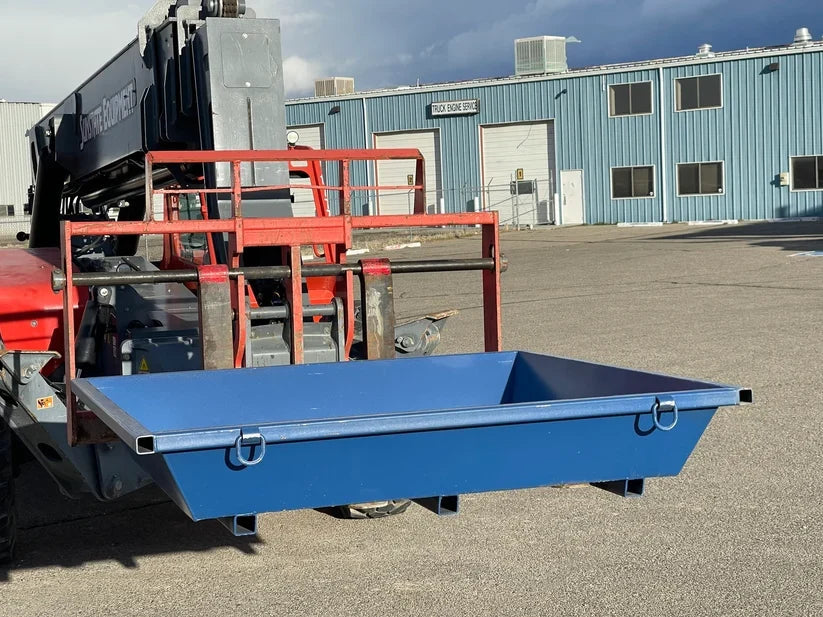ECONO Steel Concrete Washout Pan | 74"x74"x14" - 1 Cubic Yard - 199 Gallon Capacity & Optional Lid SCI Specialty Containers