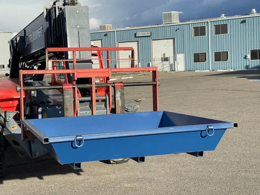 ECONO Steel Concrete Washout Pan | 74"x74"x14" - 1 Cubic Yard - 199 Gallon Capacity & Optional Lid SCI Specialty Containers